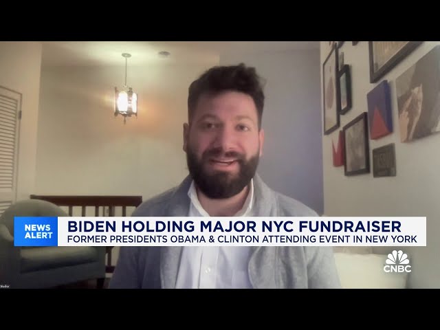 President Joe Biden holds major New York City fundraiser