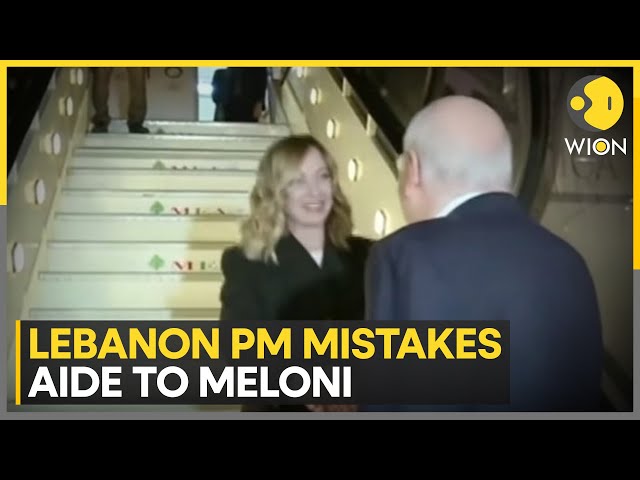 Lebanon Prime Minister confuses Italian counterpart with aide | Latest News | WION