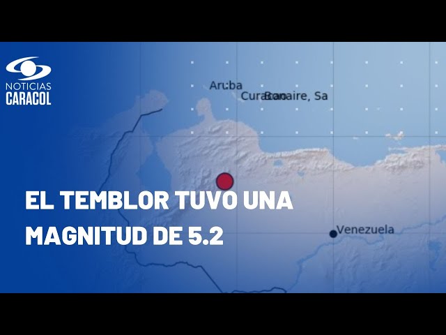 Fuerte temblor sacudió a Venezuela y se sintió en parte de Colombia