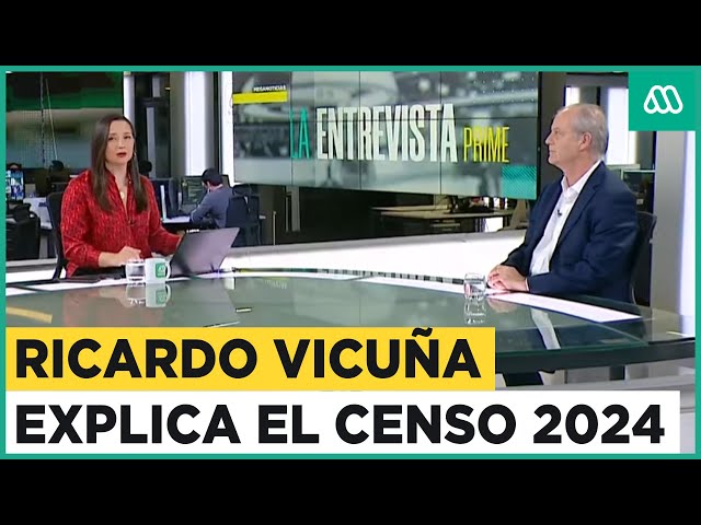 La Entrevista Prime | El director del INE Ricardo Vicuña se refiere al desarrollo del Censo 2024