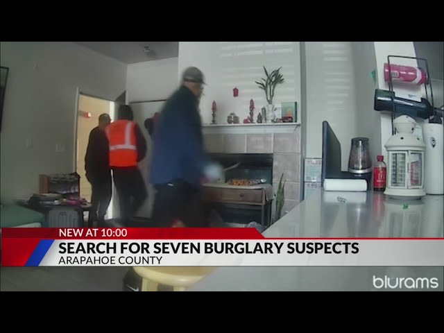 Caught on camera: Home burglars in Arapahoe County
