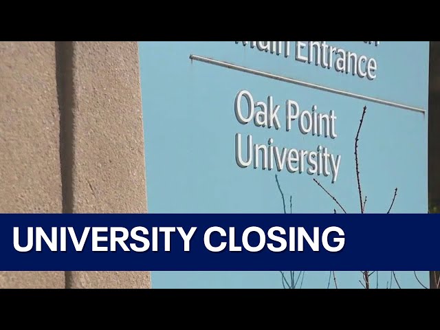 Oak Point University announces April closure