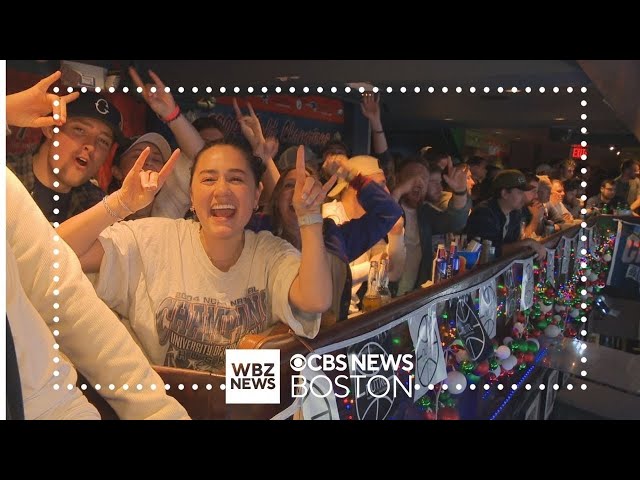 UConn fans celebrate Sweet 16 win as Huskies advance in Boston