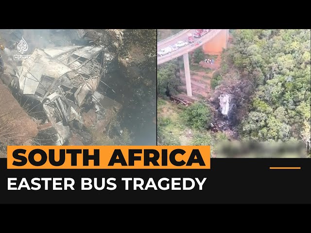 45 killed as bus plunges off bridge in South Africa | #AJshorts