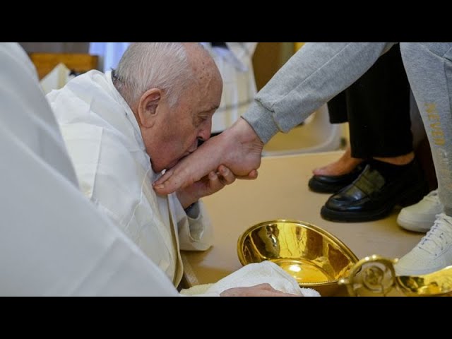 El Papa Francisco vuelve a la cárcel de Rebibbia: "Jesús lo perdona todo"