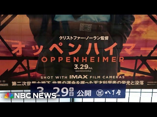 ⁣Residents of Hiroshima, Japan react to 'Oppenheimer' as it opens in Theaters