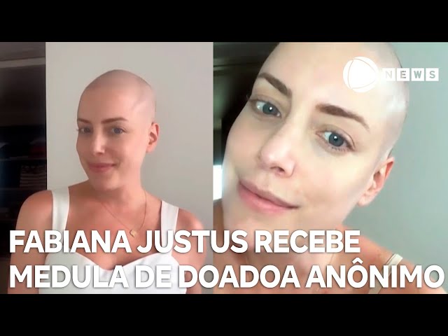 Influenciadora Fabiana Justus recebe medula óssea de doador anônimo
