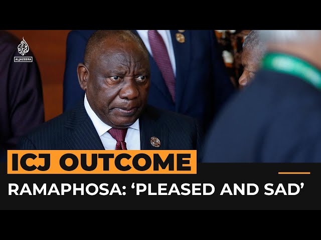 Ramaphosa: We are pleased and sad by ICJ outcome | Al Jazeera Newsfeed