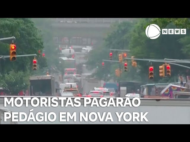 Motoristas precisarão pagar pedágio em Nova York