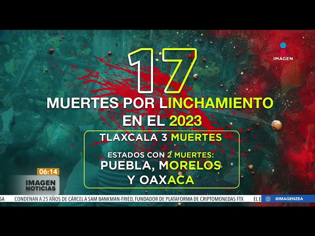 Se registraron alrededor de 142 intentos de linchamientos en México en 2023 | Noticias con Paco Zea