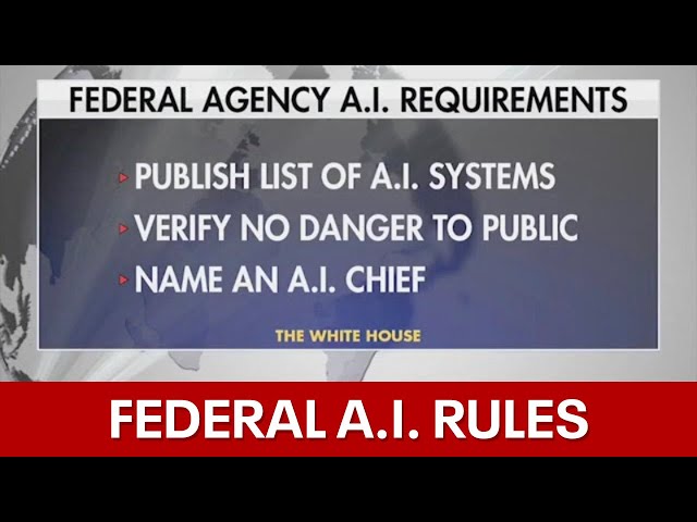 White House reveals new A.I. rules for government agencies