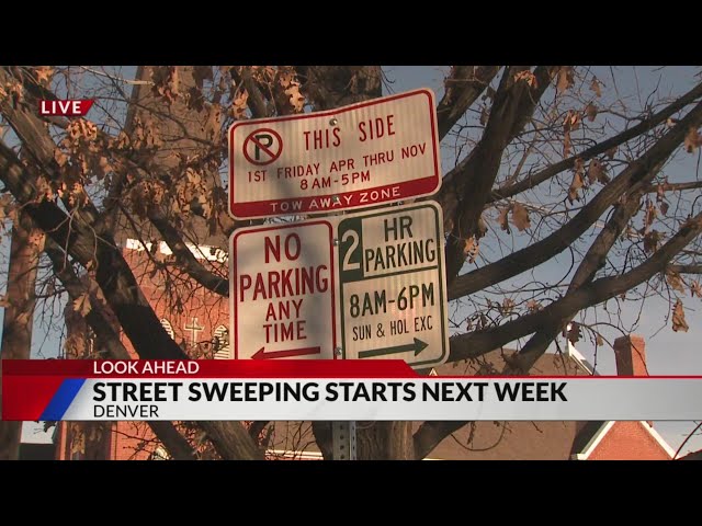 Denver’s street sweeping season starts April 2