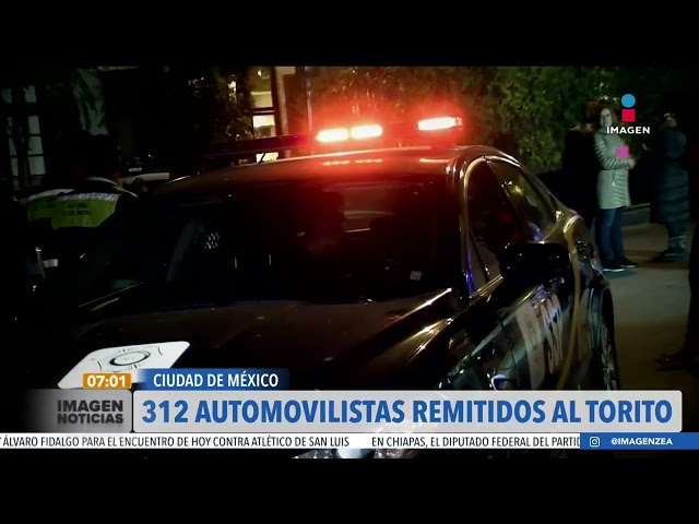 Al menos 312 conductores han sido remitidos a "El Torito" en seis días | Notucias con Fran