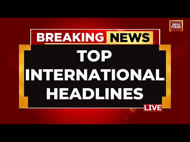 INDIA TODAY LIVE: Top International News LIVE |  US News | Donald Trump | Joe Biden News LIVE