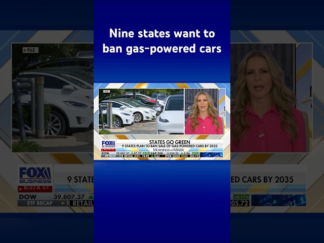 Nine states plan to ban gas-powered car sales by 2035 #shorts