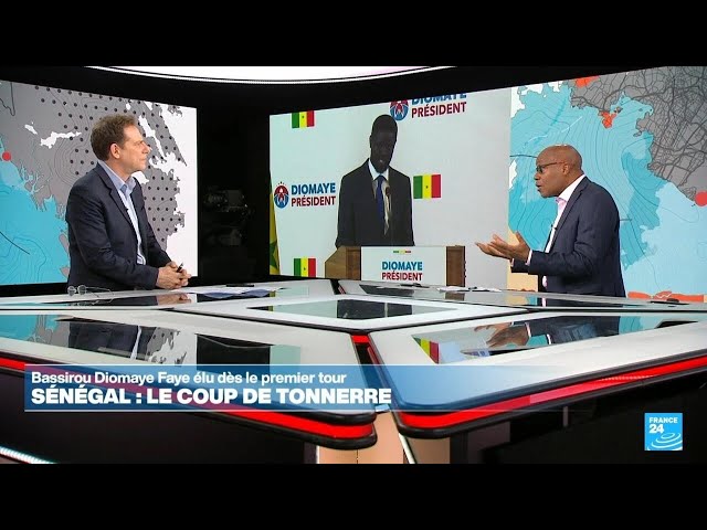 Au Sénégal, Bassirou Diomaye Faye élu dès le premier tour : un coup de tonnerre • FRANCE 24