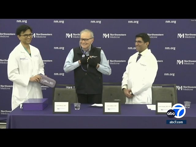 Santa Monica doctor doing well after historic triple transplant