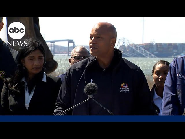 Maryland Gov. Wes Moore says 'we are going to rise to meet this moment' in wake of bridge 