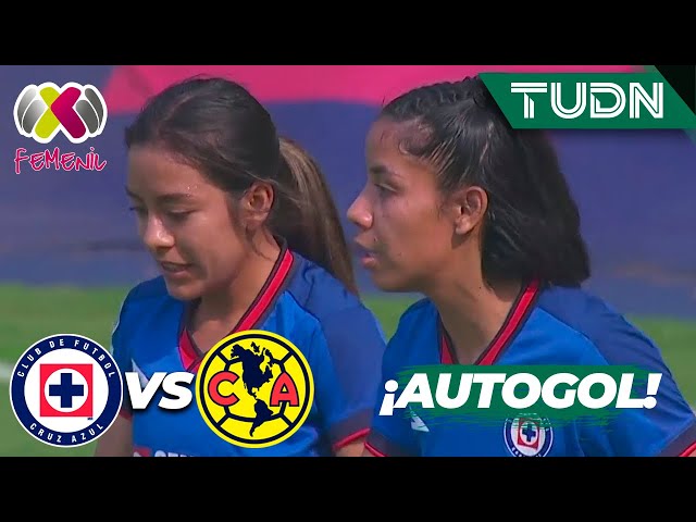 ¡Desafortunado gol en contra celeste! | Cruz Azul 0-1 América | Liga Mx Femenil - CL2024 J13 | TUDN