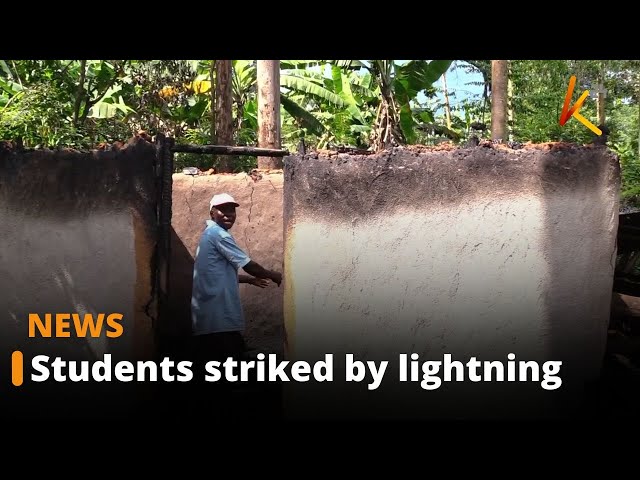 ⁣Grief and sorrow over the tragic deaths of two students in a suspected lightning strike in Kakamega