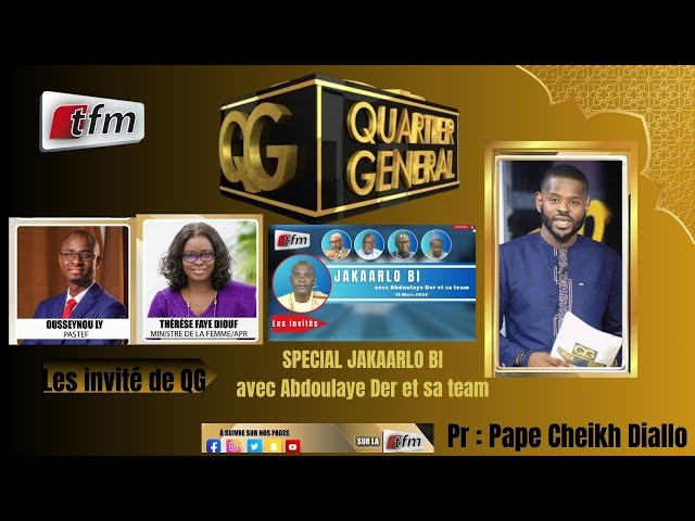 TFM LIVE : Quartier Général du 28 Mars 2024 spécial JAKAARLO BI avec Pape Cheikh Diallo