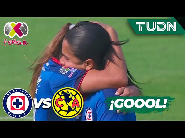 ¡Tremendo gol de Ximena Ríos! | Cruz Azul 1-2 América | Liga Mx Femenil - CL2024 J13 | TUDN