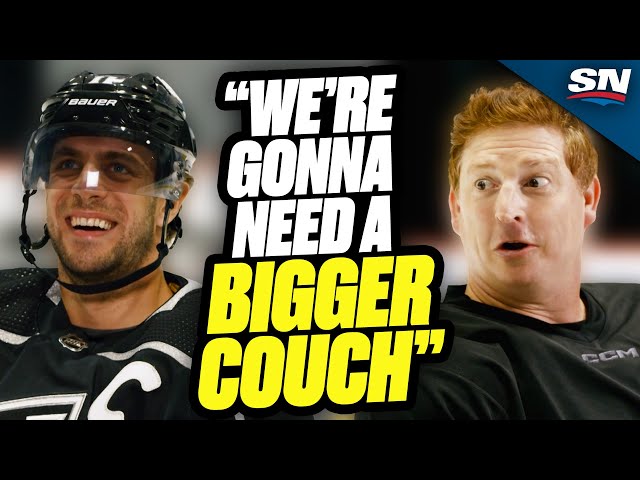 ⁣Can Anze Kopitar Beat Colby Armstrong at Faceoffs? | On The Couch With Colby