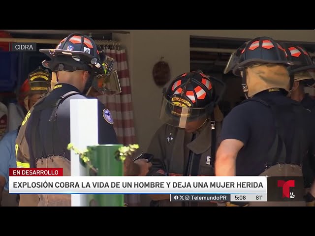 Explosión en residencia: sexagenario muere y su pareja resulta herida