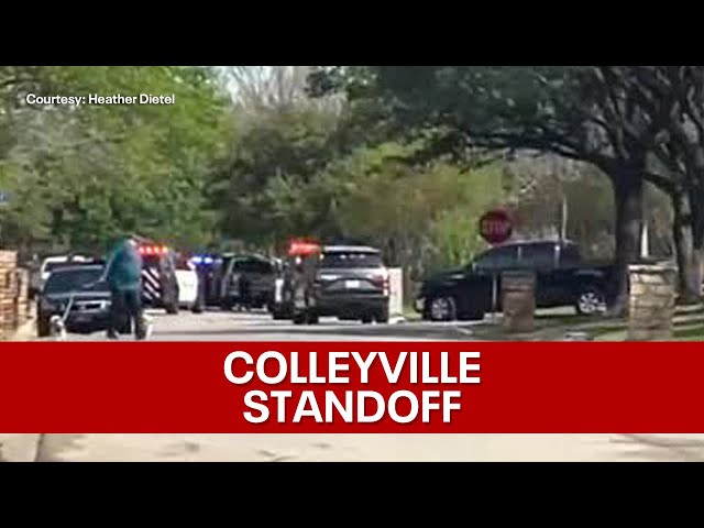 Colleyville neighborhood standoff ends, suspect taken to hospital with self-inflicted gunshot wound