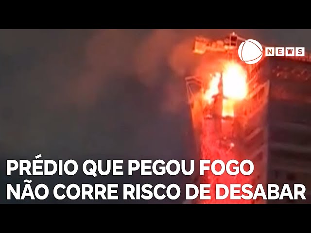 Prédio que pegou fogo no Recife não corre risco de desabar