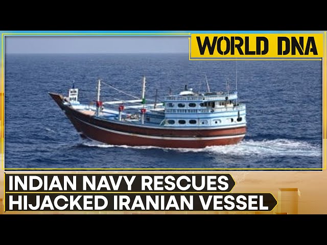 Indian Navy rescues hijacked Iranian fishing vessel, 23 Pakistani crew members | World DNA LIVE