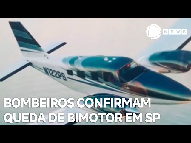 Corpo de Bombeiros confirma queda de bimotor em Jundiaí