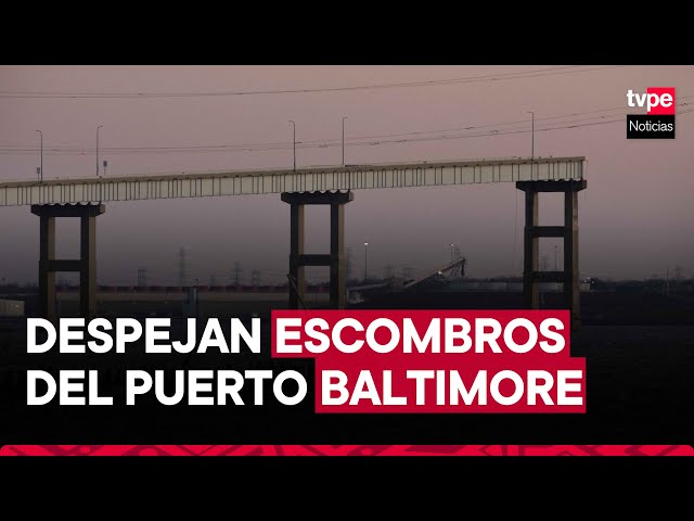 EEUU: Despejar escombros para reabrir el puerto de Baltimore, una tarea "compleja"