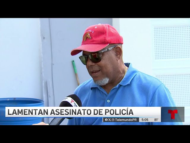 Vecino de agente asesinado recuerda la última conversación que tuvieron