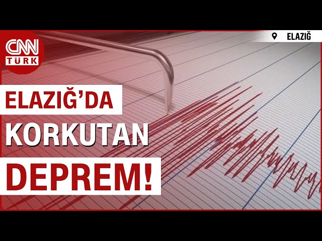 Elazığ'da Çevre İllerden De Hissedilen 4.7 Büyüklüğünde Deprem! #Haber