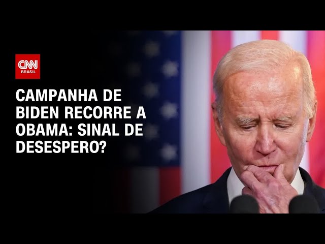 Cardozo e Coppolla debatem se Biden recorrer a Obama é sinal de desespero | O GRANDE DEBATE