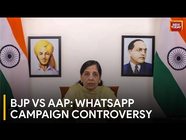 BJP Challenges AAP's WhatsApp Campaign Amid Calls for Kejriwal's Resignation | Watch This 