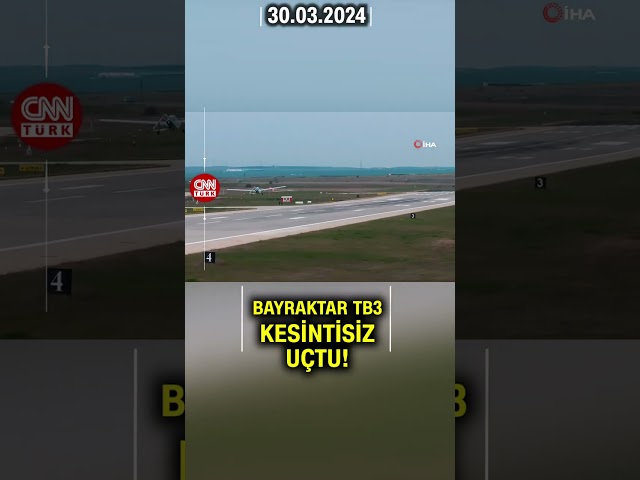 Bayraktar TB3'ten Yeni Başarı: 27 Saat Kesintisiz Uçtu #Shorts