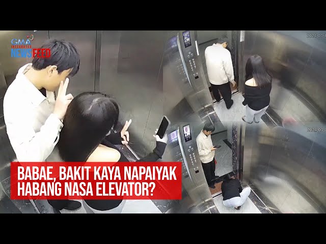 ⁣Babae, bakit kaya napaiyak habang nasa elevator? | GMA Integrated Newsfeed