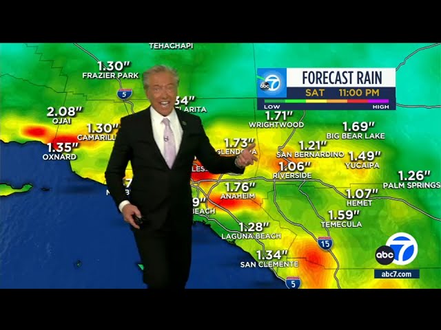 How much rain will SoCal get from Easter weekend storm? Dallas Raines breaks down rainfall totals