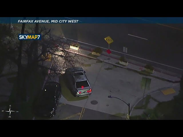 Reckless driving suspect drives on wrong side of road during LA chase