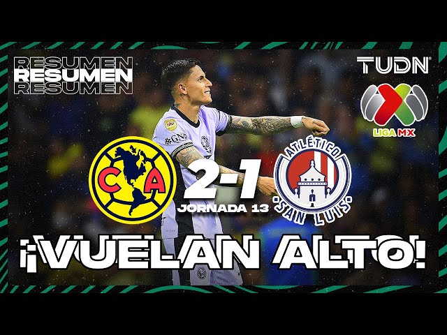 ⁣Resumen y goles | América 2-1 Atlético de San Luis | CL2024 - Liga Mx J13 | TUDN