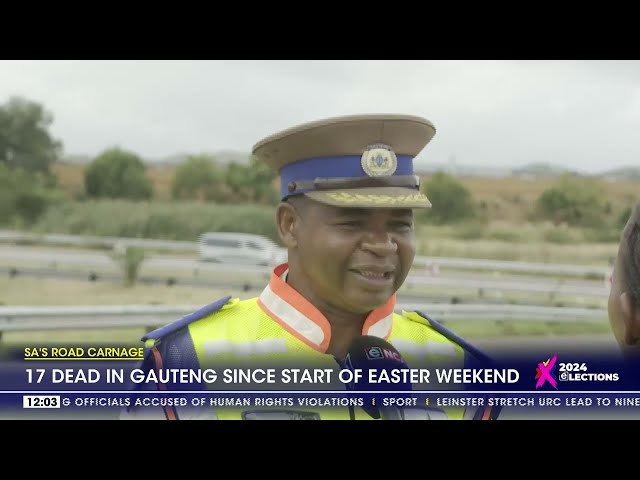 ⁣SA's Road Carnage | Seventeen dead in Gauteng since start of Easter Weekend