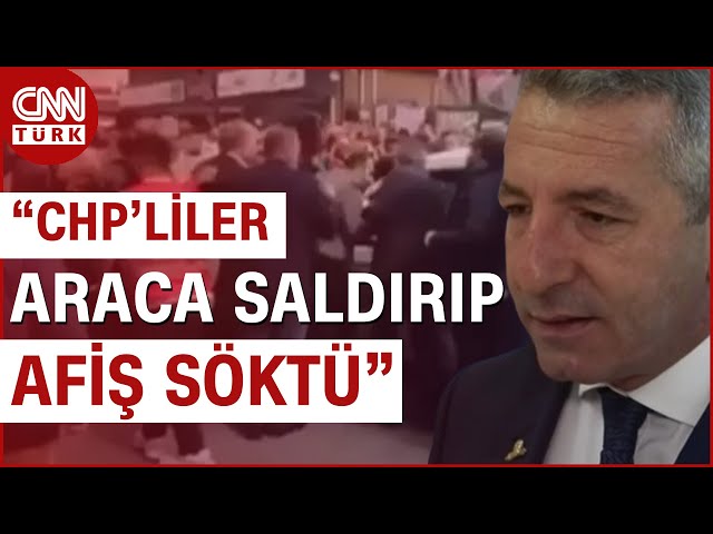 Memleket Partisi Ataşehir Adayından CHP'ye Tepki: Araca Saldırıp Afiş Söktüler! #Haber