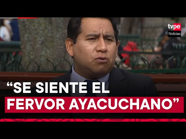 Alcalde de Huamanga brinda detalles sobre las actividades por Semana Santa