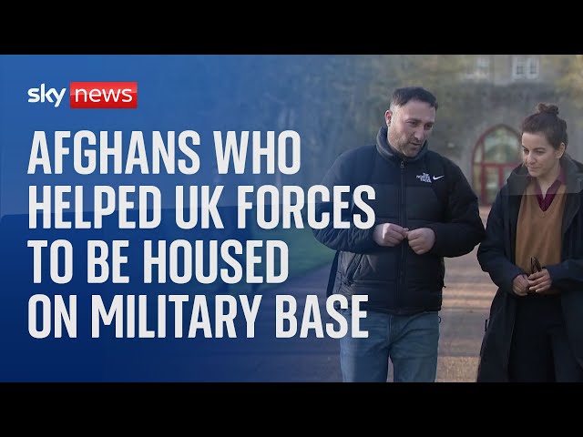 Afghans who helped UK are to be housed on Welsh military camp