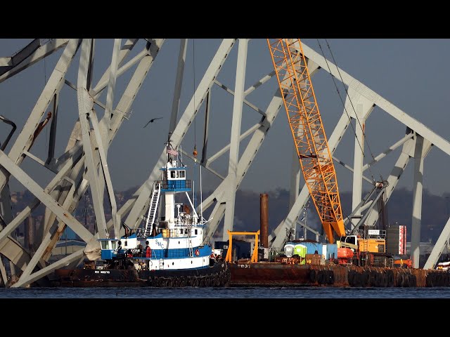 Close look at complex Baltimore collapse site cleanup operation