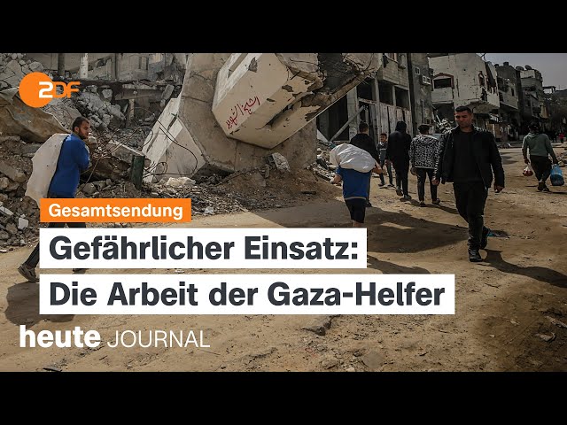 heute journal vom 30.03.2024 Gaza-Helfer, Ostermärsche, Tourismus auf Rügen