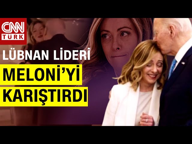 Lübnan Lideri Yanlış Meloni'yi Öptü! Stüdyoda Güldüren Yorumlar...