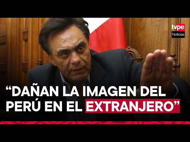 Gonzales Posada: "Allanamientos afectan la imagen del país"